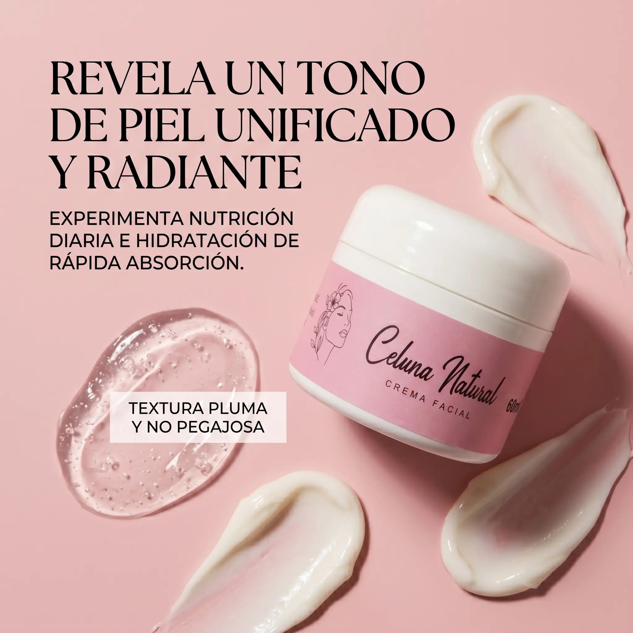 Natural Brightening Face Cream, Dual-Action Day and Night Moisturizer for Deep Hydration and Luminous Skin, 60 Ml, Hydrate, Moisture