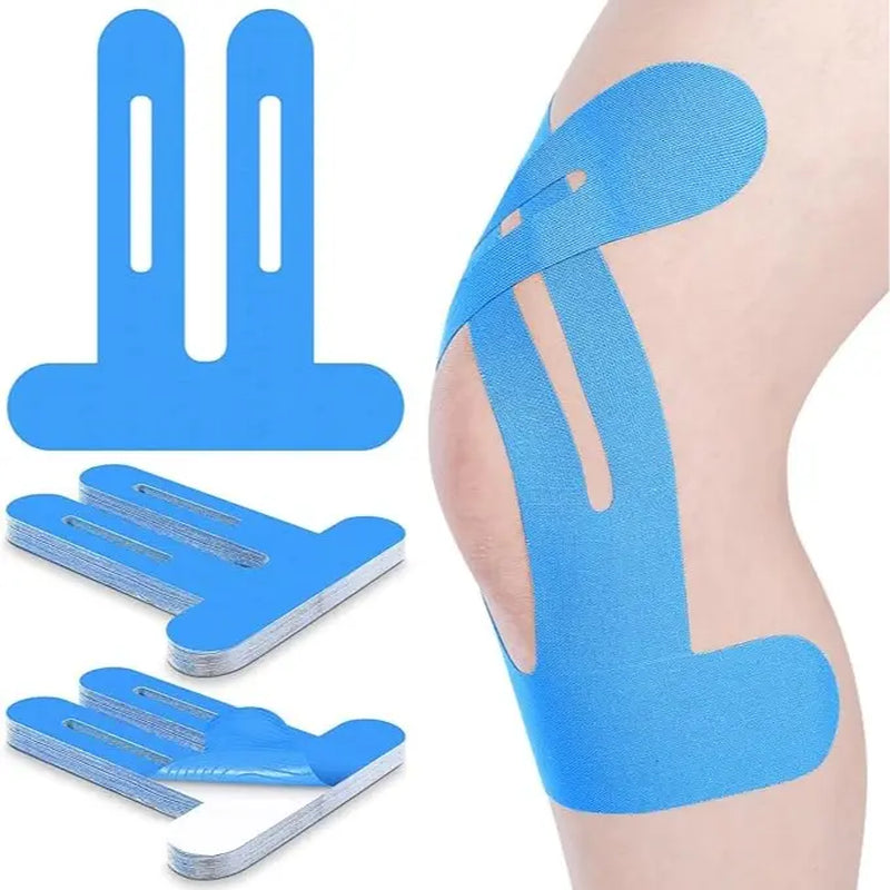 10 Pack Pre-Cut Knee Kinesiology Tape, Relieve Soreness, Stabilize Joints for All Sports