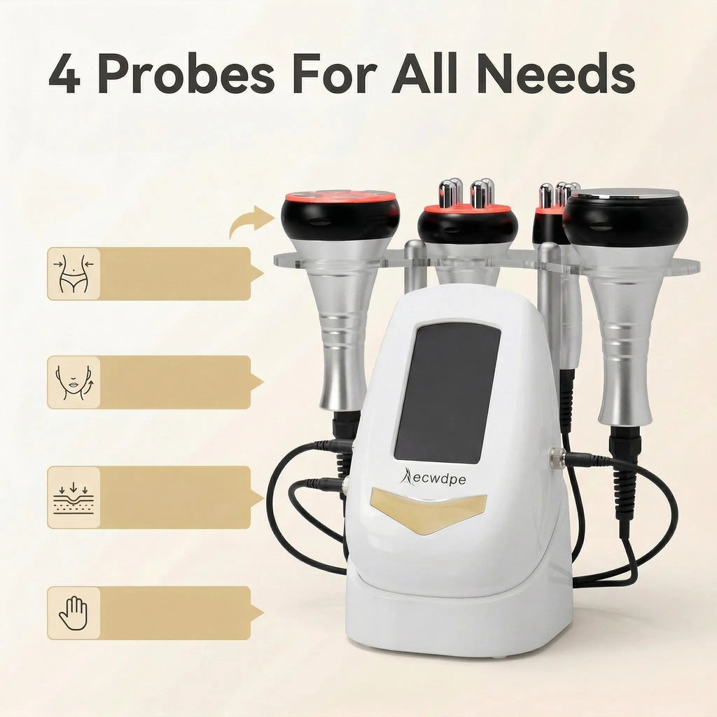[Renhui] 4 in 1 Body Massager, Multifunctional Bodymassage Machine, Professional Body Caremachine for Home & Spa Use