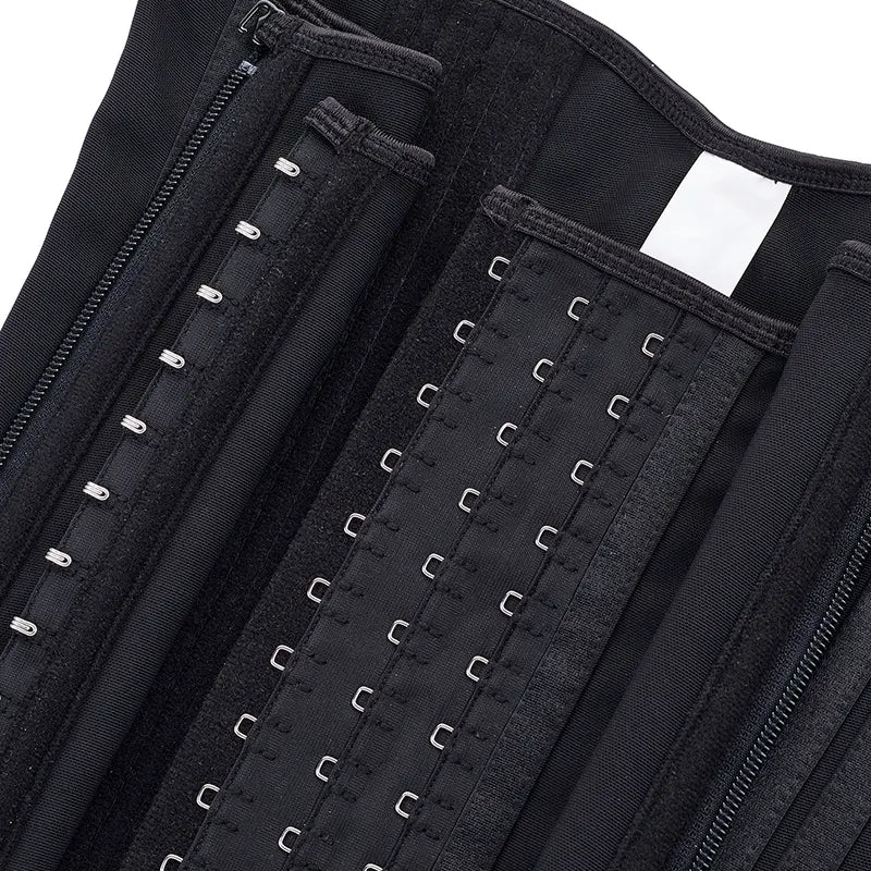 QUISHAPER Breathable Waist Trainer Belt Cincher Trimmer Tummy Control Body Shaper Women and Men for Corset Sport Workout Postpartum Belly Band Gym Beauty Shapewear Girdle Zipper Hooks Womenswear