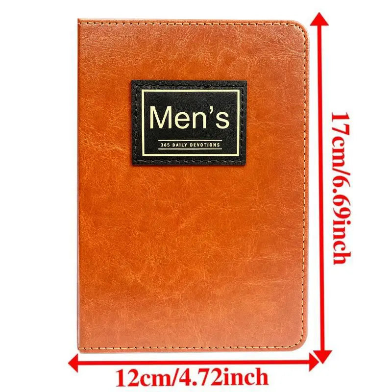 A Minute with God – Men’S Daily Prayer Journal, 365 Days One-Minute Devotions Notebook for Busy Dads & Professionals | Premium Luxleather Cover Christian Prayer Book for Spiritual Growth | Ideal Father’S Day, Christmas & Birthday Faith Gift