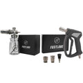 Fastlane Foam Cannon & Swivel Gun Combo - 360° Swivel - 1.1Mm and 1.2 Mm Orifice - High Quality Stainless Steel - 40° Nozzle -