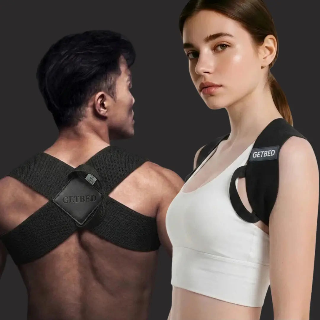 GETBED Shoulder Straps - Posture Support Strapsfor Men & Women- Elastic Back Support,Straight Back Support, Posture Corrector, Use at Home or in Office(S-Xxl)