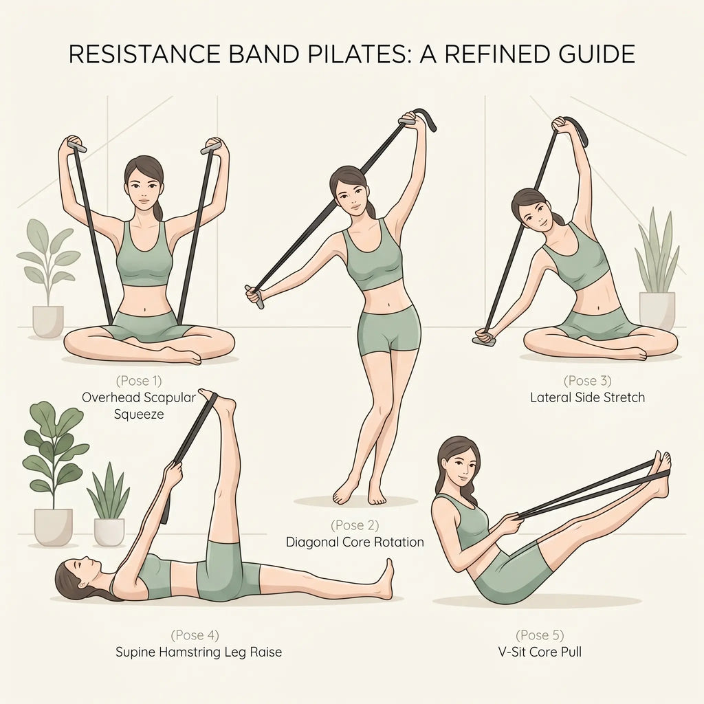 No More Stiff Shoulders! Yoga Resistance Bands - Yoga Number Bands - Latex Resistance Bands for Back Stretching - Essential for Yoga/Pilates/ Workout - Suitable for Beginners to Professionals | Top Choice Fitness Gift Women'S Sports