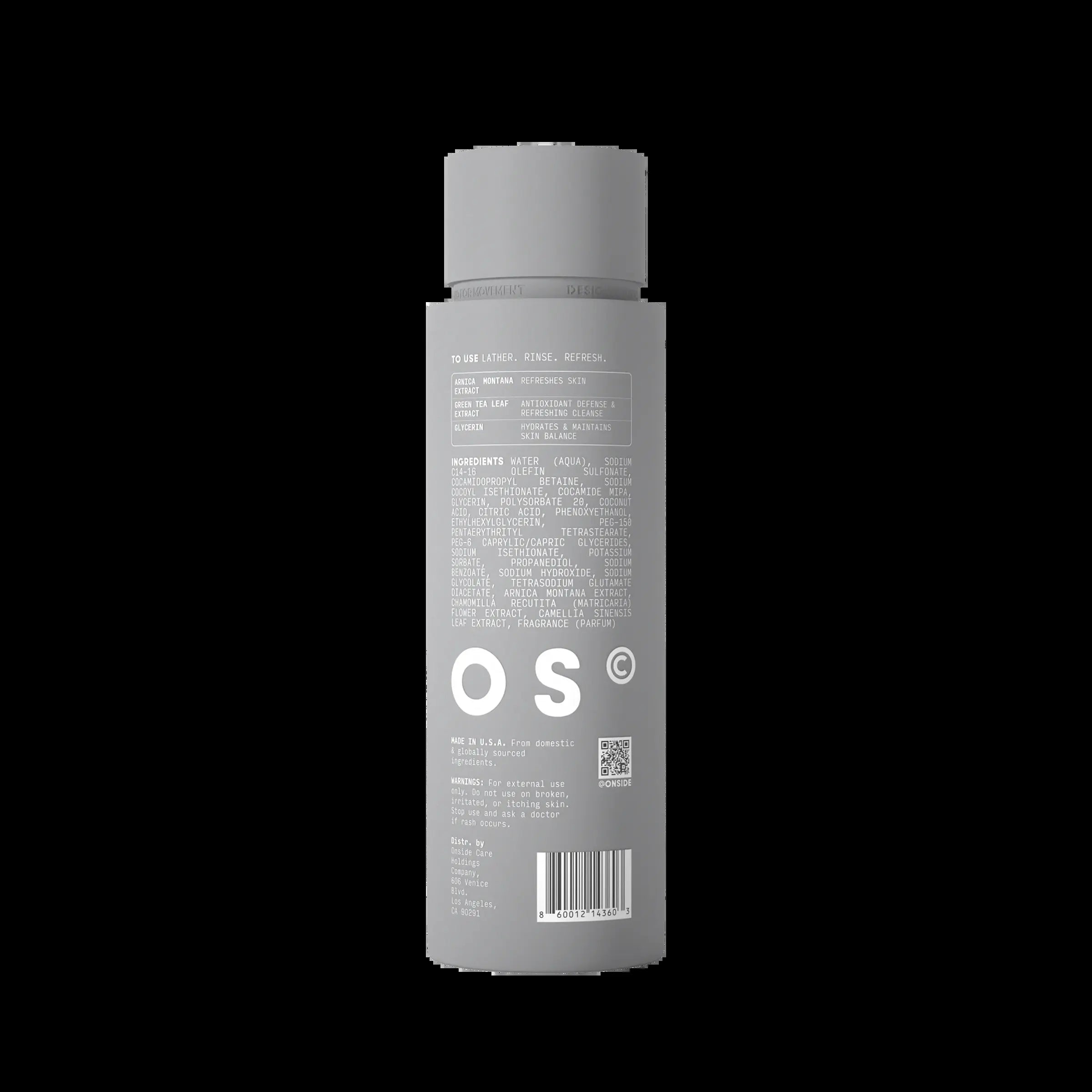 ONSIDE Deep Clean Body Wash | Removes Sweat, Dirt & Buildup | Maintains Skin Balance, Soothes & Refreshes | Dermatologist Tested + Sulfate, Paraben & Phthalate Free - Linford's shop