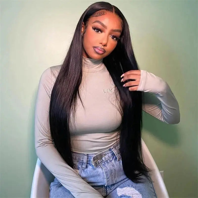 Hot Star Body Wave Wig 13X6 HD Transparent Lace Front Wigs Human Hair Pre Plucked 180% Density Brazilian Straight Frontal Wigs Human Hair with Baby Hair Natural Hairline for Women