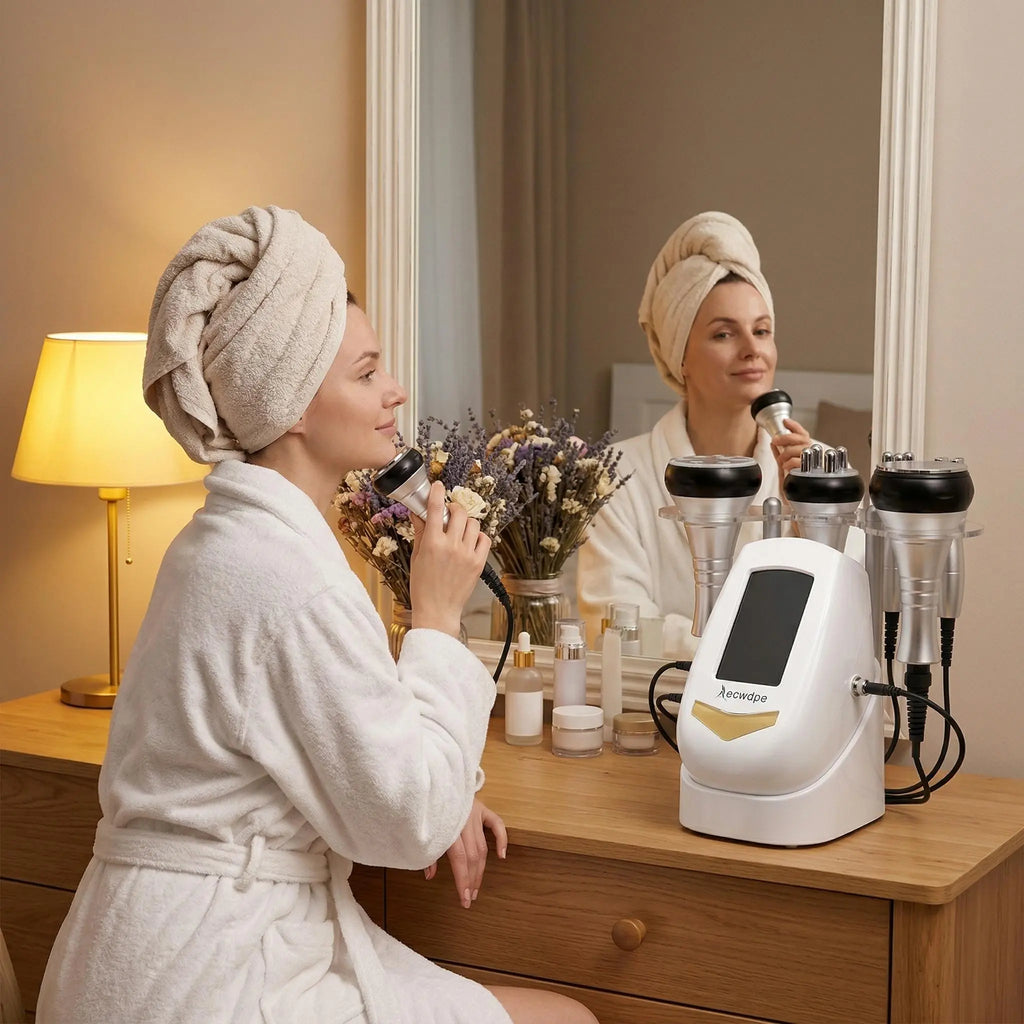 [Renhui] 4 in 1 Body Massager, Multifunctional Bodymassage Machine, Professional Body Caremachine for Home & Spa Use