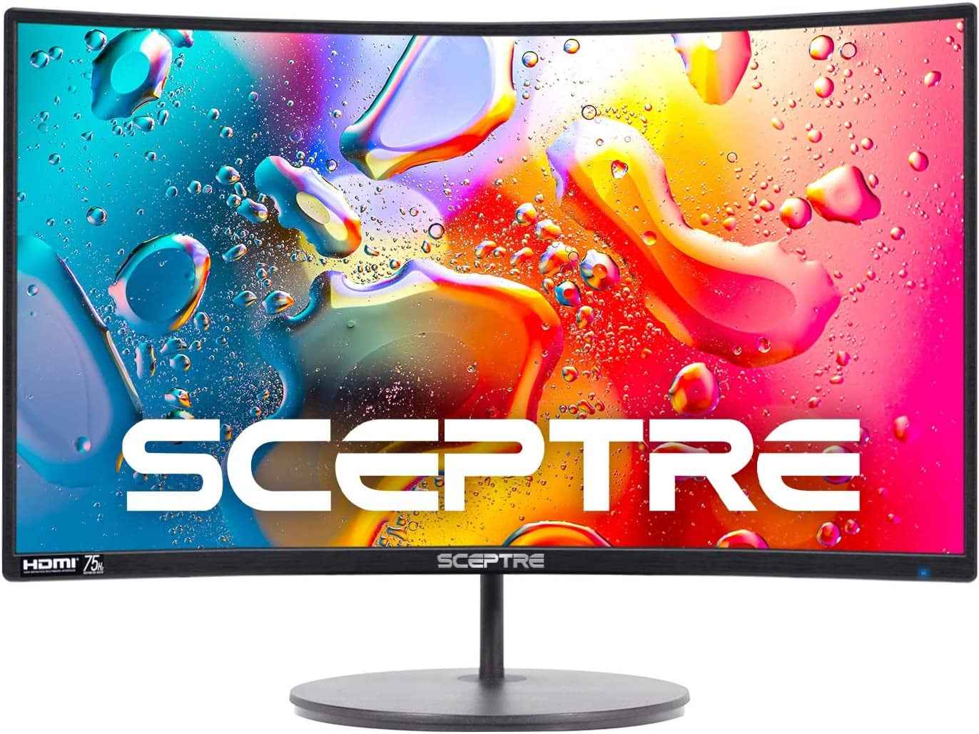 Curved 24-Inch Gaming Monitor 1080P R1500 98% Srgb HDMI X2 VGA Build-In Speakers, VESA Wall Mount Machine Black (C248W-1920RN Series)