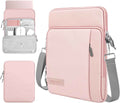 Sleeve Case with Shoulder Strap for Tablet/Laptop, 13.3-14", Pink | Fit Macbook Neo 13 Inch 2026 Model A3404 with A18 Pro Chip, Carrying Case with Shoulder Strap