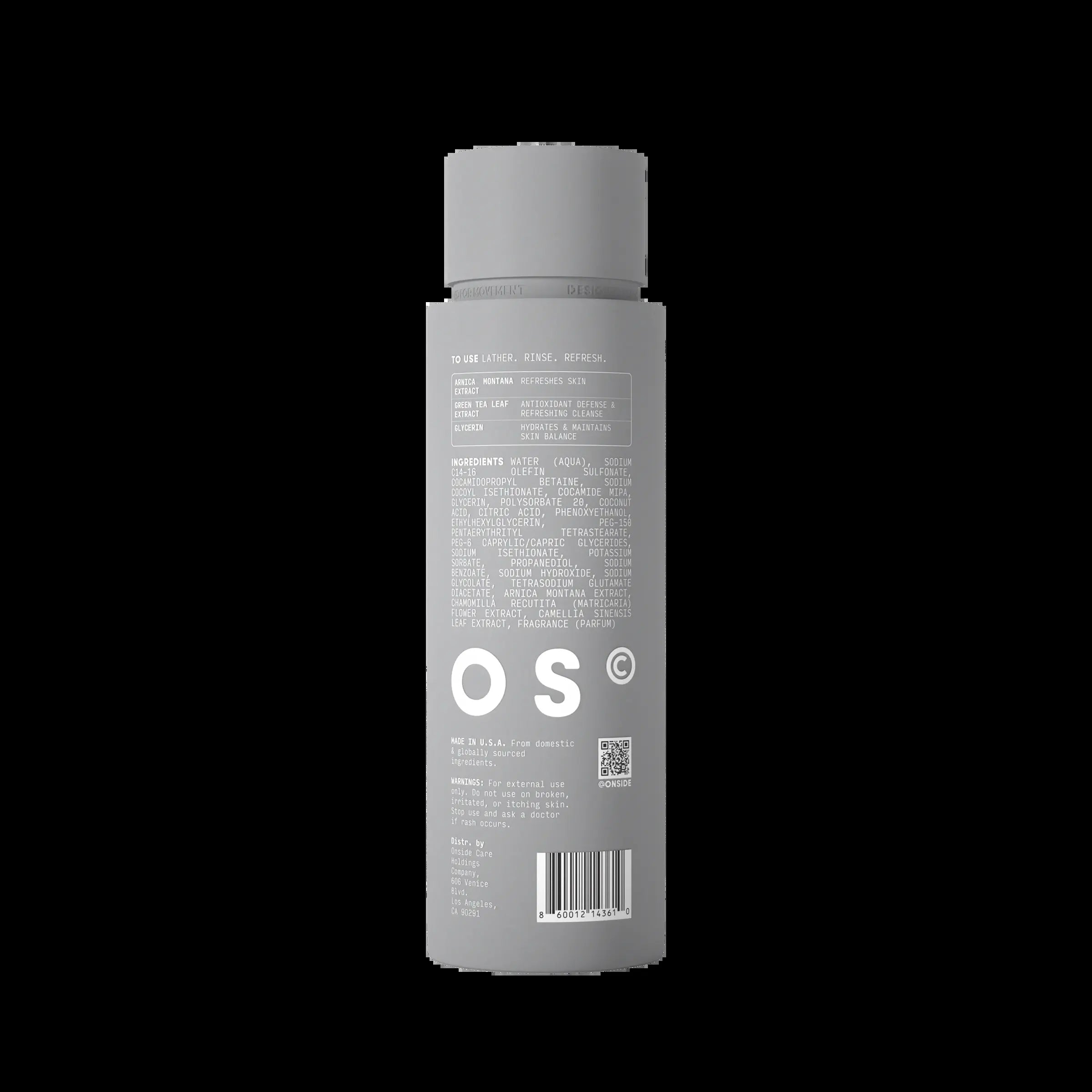 ONSIDE Deep Clean Body Wash | Removes Sweat, Dirt & Buildup | Maintains Skin Balance, Soothes & Refreshes | Dermatologist Tested + Sulfate, Paraben & Phthalate Free - Linford's shop