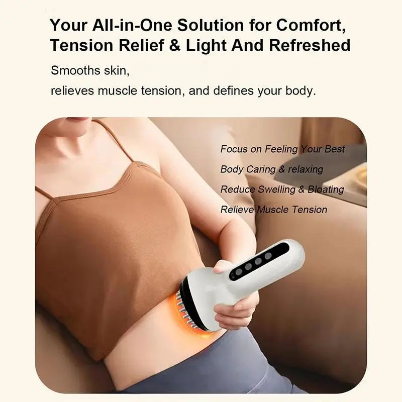 New Upgrade Massager Sculpt Body Deep Relief Firms Skin Portable Rechargeable Full Body Care for Waist, Belly, Arms, Legs, Neck, Back