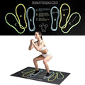 Exercise Mat Perfect for Squats, Leg and Ab Workouts, Squat Guide Mat, Squat Step Position, Squat Mat Knee Mat Lightweight and Portable for Men and Women Summervibes