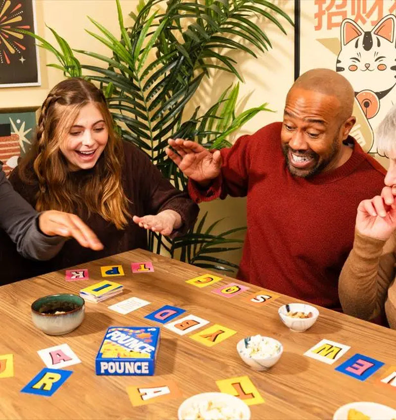 Pounce: the Purrrfect Letter-Grabbing Word Card Game by Big Potato Games - for Kids and Adults - Fast Paced Family Card Game - 2-6 Players Ages 8+
