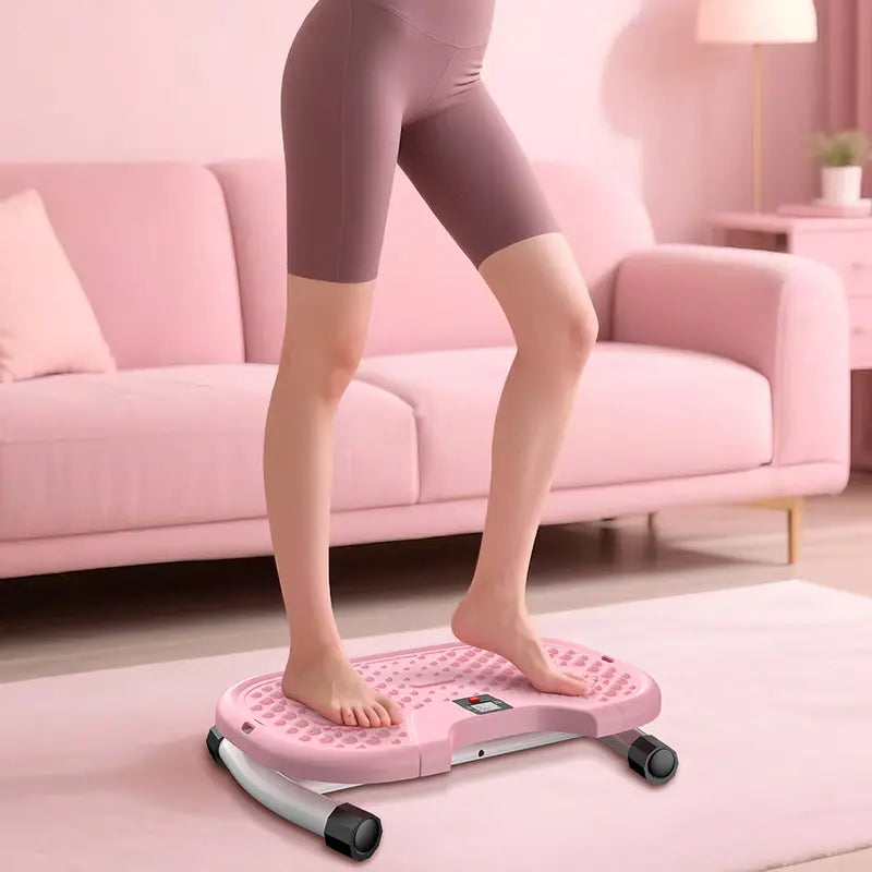 Waist Twist Machine Toned Abs Waist Twister Can Stand with Feet Apart Double Non-Slip No Noise Use Exercise Equipment Abdominal Roller Workout Core Training Fitness Equipment for Women
