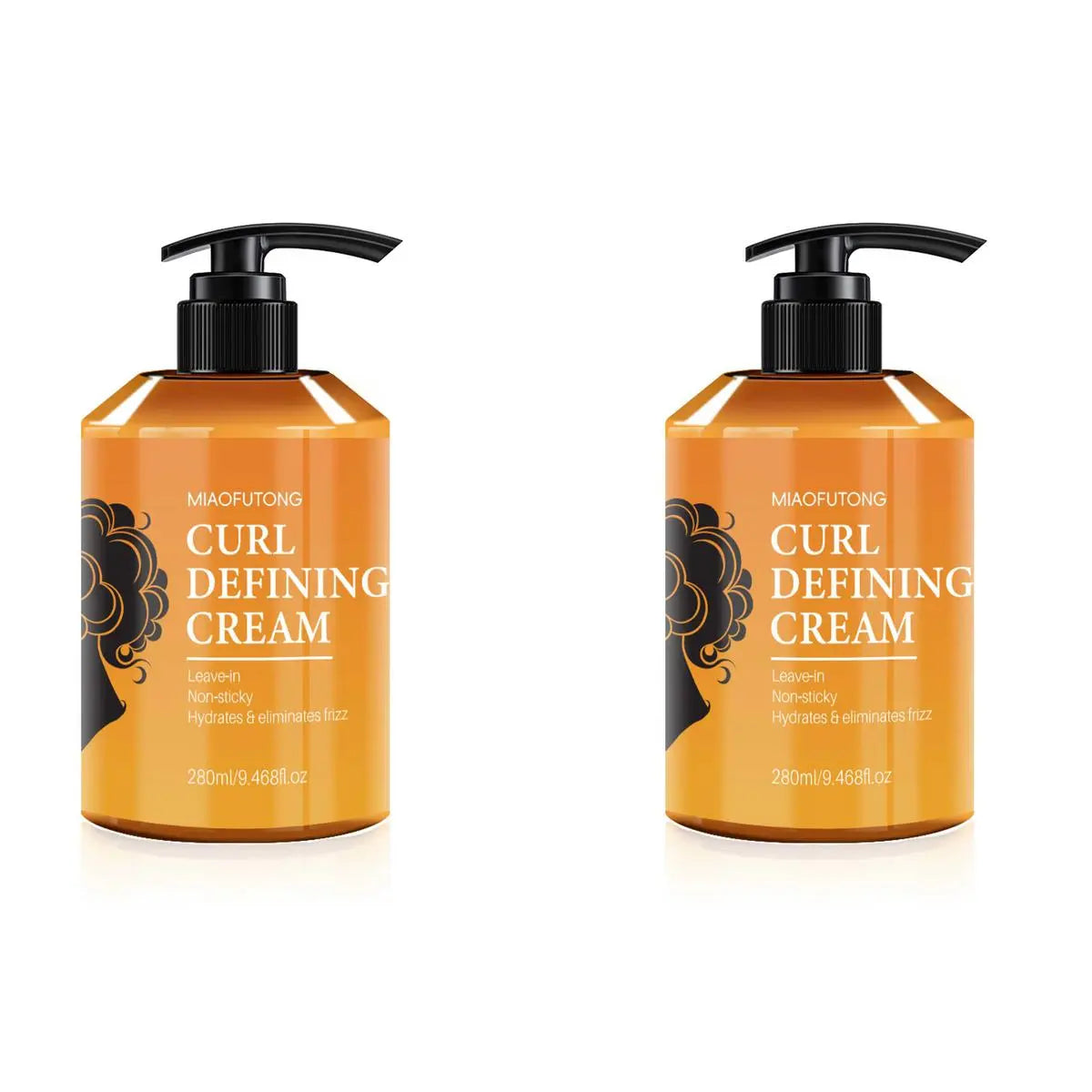 Curl Defining Cream 280Ml for Wavy & Curly Hair, Lightweight Leave-In Styling Cream Helps Smooth Frizz, Moisturize Dry-Feeling Hair, Reduce Static, Add Soft Bounce & Natural Curl Definition