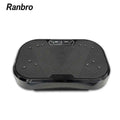Ranbro Vibration Plate Exercise Machine, No-Assembly 330Lbs Capacity Portable Whole Body Workout Platform with 120 Speed Levels, Aerobic Fitness Vibrating Plate with Resistance Bands & Remote, Quiet Home Gym Summervibes