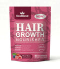 Ecoblend Women'S Hair Growth Dietary Supplement Gummies - Natural Blend, Prop 65 Safe, Gentle Formula for Thinning Hair Nourishment & Fuller Locks, Filled, Mixed Berry Flavor, 90 Count (45-Day Supply), Chewable, Hair & Nail Care