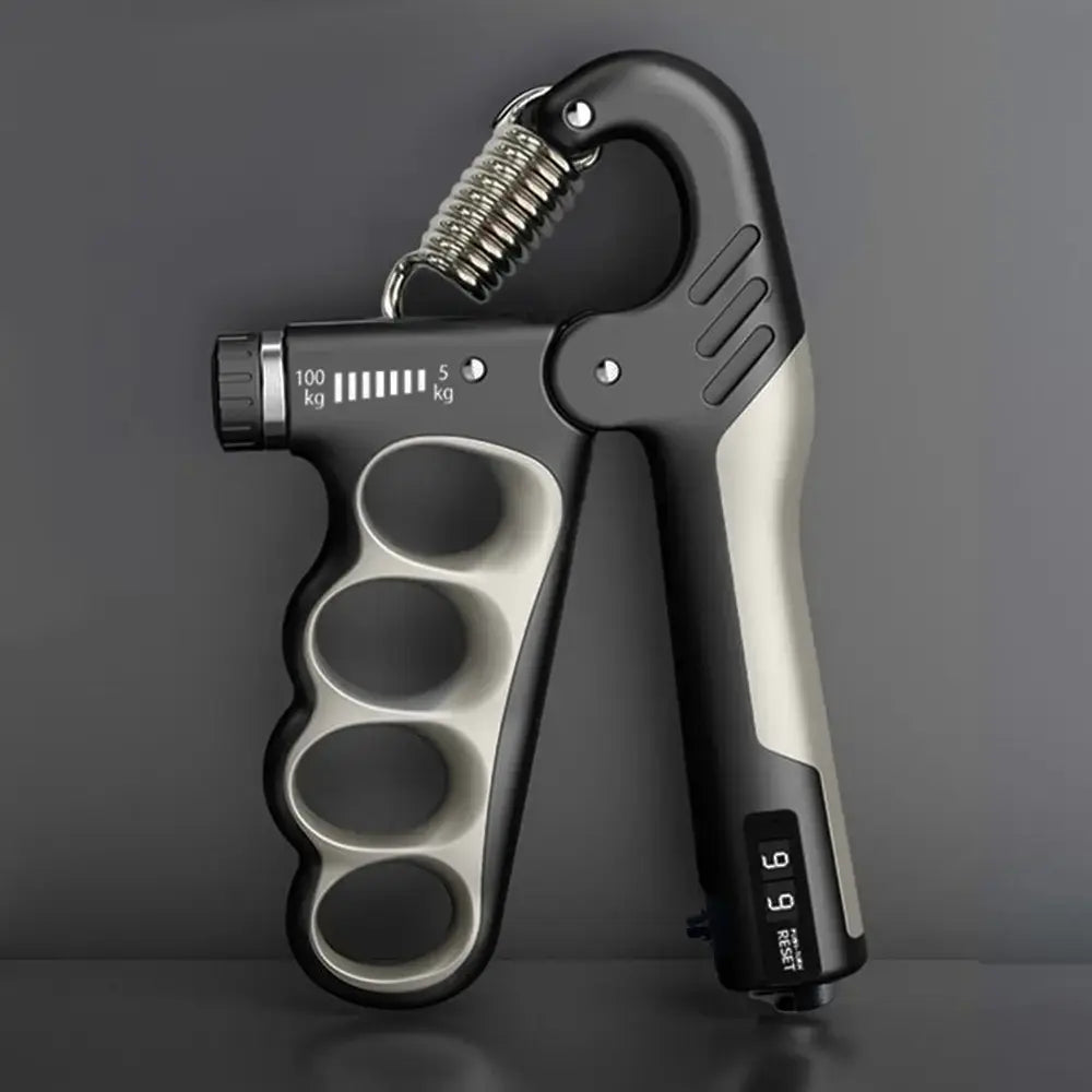 Adjustable Hand Gripper, Sleek Digital Strength Trainer with LCD Display, 5-100Kg Forearm Exerciser for Home Gym Workouts, Handgrippers Hand Strengthening Devices Hand Strengthener