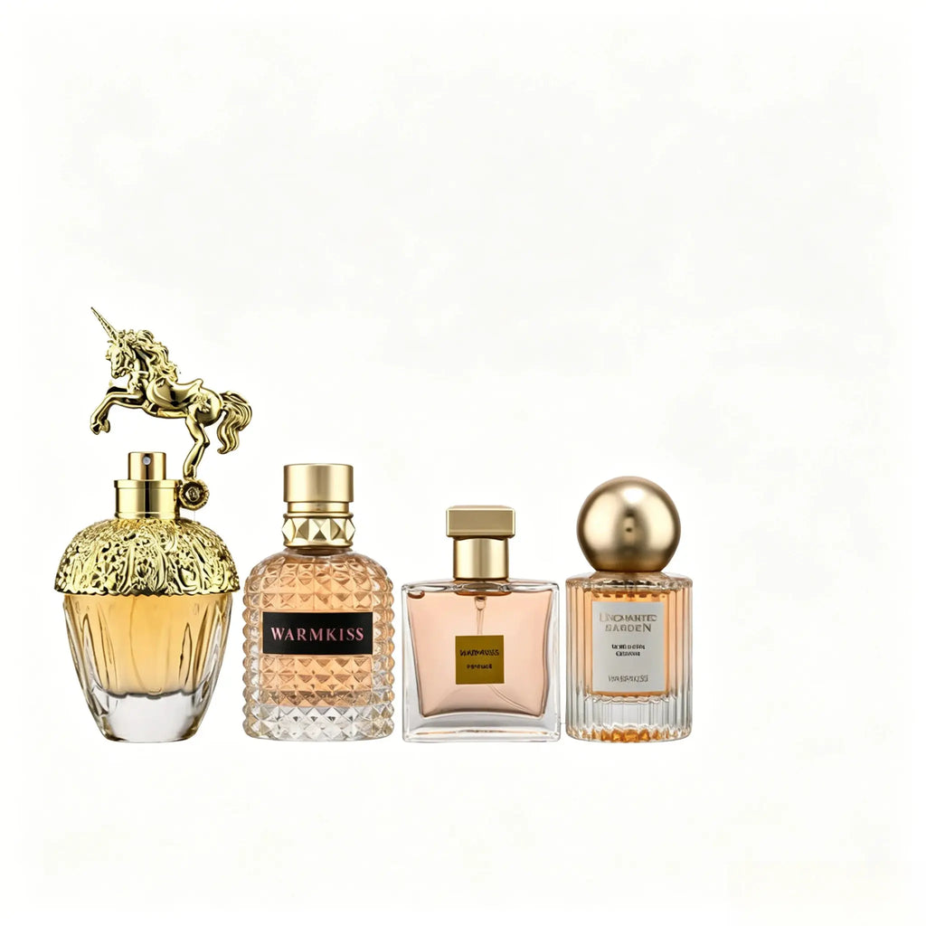 WARMKISS Perfume Set: 4 Scents for Every Vibe- 50Ml+30Ml*2+25Ml - with Floral & Fresh Notes - Ideal Gift for Her on Birthday & Anniversary - Long Lasting Perfumes - Mini Perfumes - Perfect Birthday Gift - Perfect Gift Set - Timber - Colognes-Woman