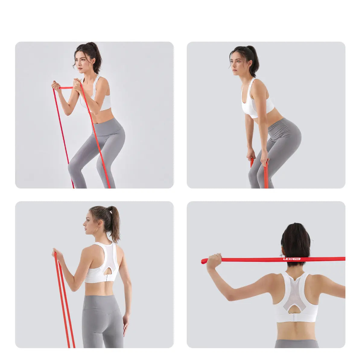 LEXI Resistance Bands for Working Out Elastic Exercise Loop Bands for Physical Therapy Yoga Starter Set of Stretch Bands for Booty Legs Pilates Flexbands,Summerwins,Father'Sdaygifts,Bathingsuitwomenset