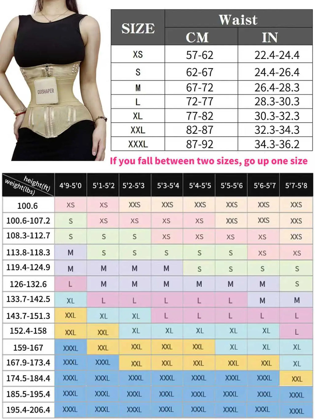 QUISHAPER Breathable Waist Trainer Belt Cincher Trimmer Tummy Control Body Shaper Women and Men for Corset Sport Workout Postpartum Belly Band Gym Beauty Shapewear Girdle Zipper Hooks Womenswear