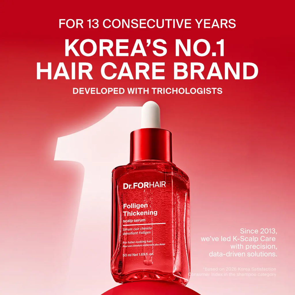 [Dr.Forhair] Thickening Power Couple - Shampoo 16.91 Oz + Thickening Scalp Serum 1.69 Oz | for Fuller-Looking Hair | Thickening Hair | Complete 2-Step Root Care | Root Volume | Healthy Scalp
