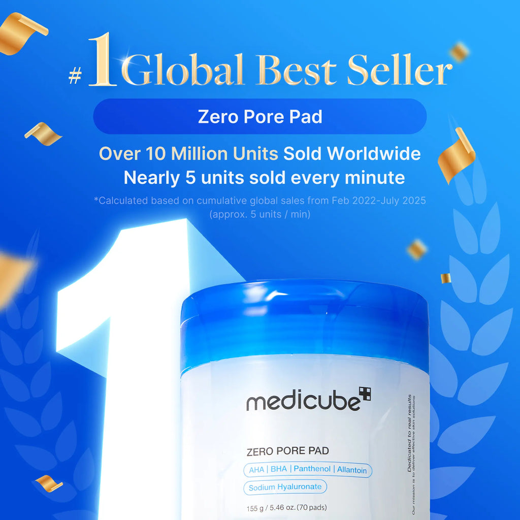 [Medicube] Affordable Glass Glow Skincare Set | Includes 8 Products for Gentle Skin Glow Routine