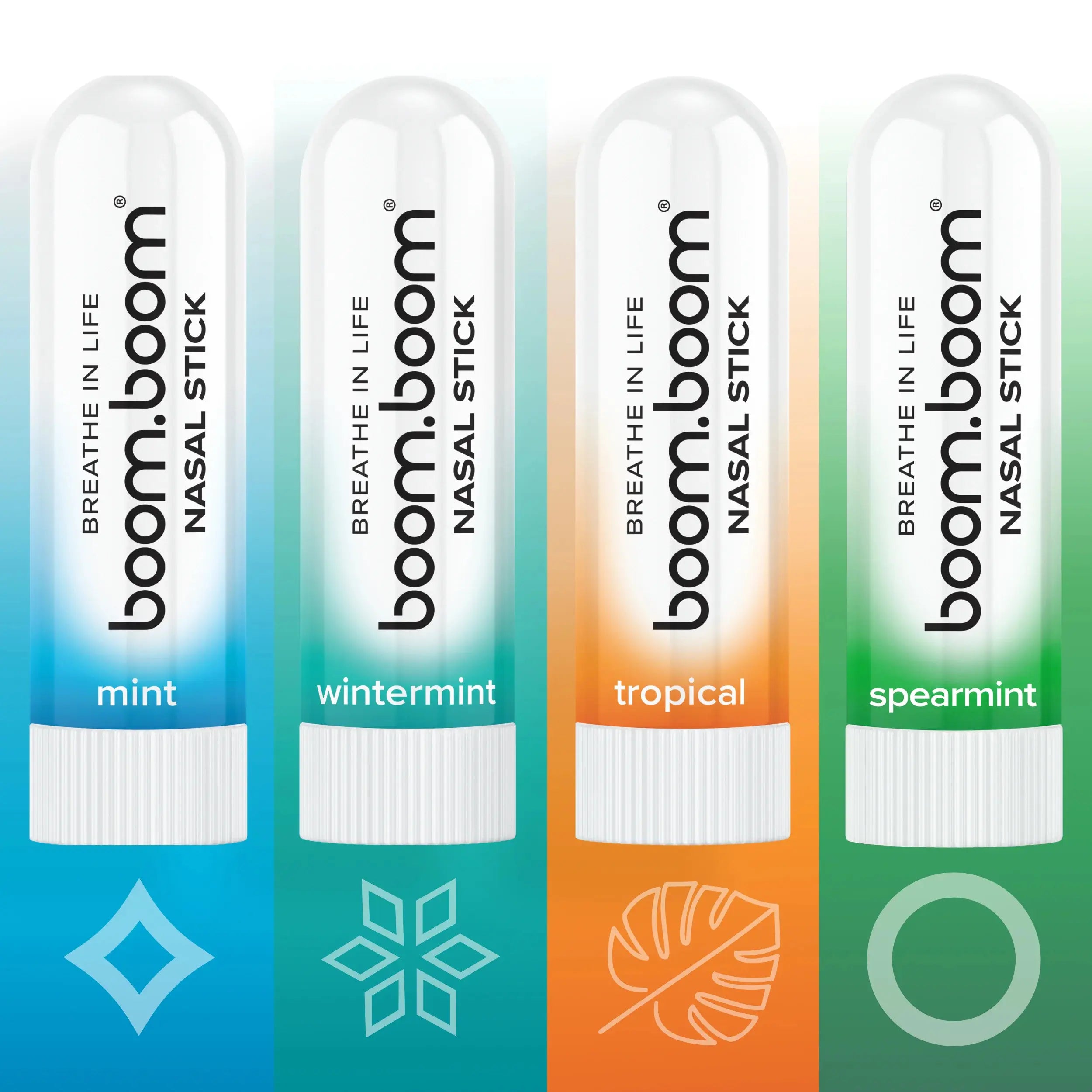 Boomboom Nasal Stick: Free Your Nose | Featured on Shark Tank | Powerful Essential Oils with Vapor Flow Technology | Breathe in Life Remedies Treatment