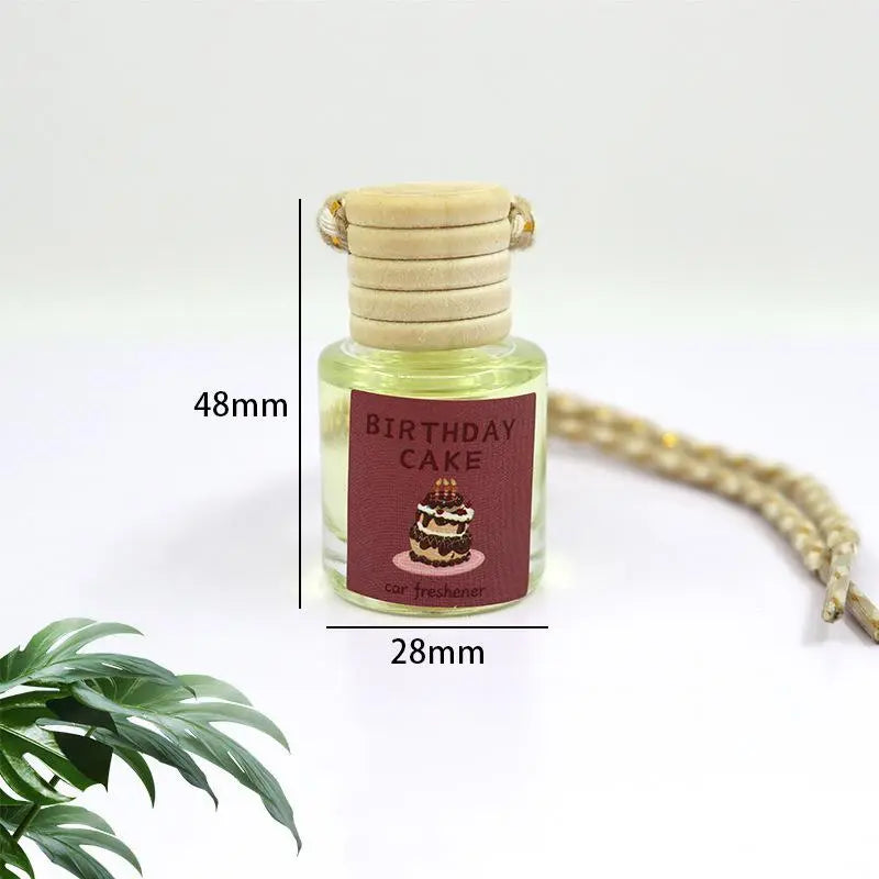 8ML Hanging Scent Oil Diffuser, Natural Fruit Juicy Perfume, Long Lasting Fragrance, 3 Scents Car Air Freshener for Home & Car