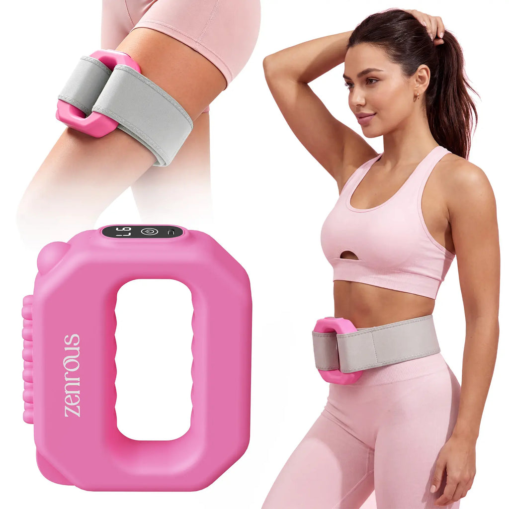 Zenrous 2026 New Wearable Fascia Ring– Adjustable Vibration Belt for Waist, Back & Legs – Cordless Portable Percussive Machine for Muscle Recovery & Tension Relief