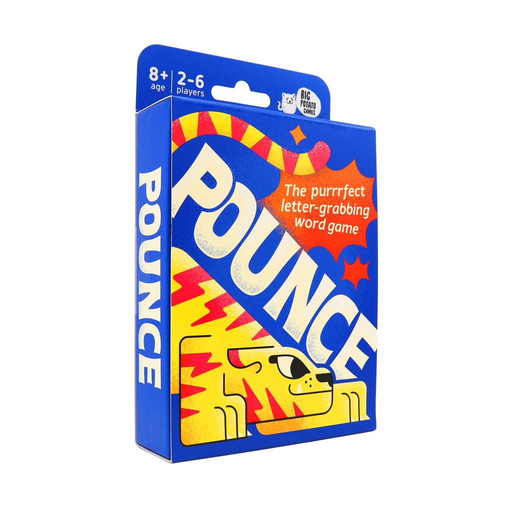Pounce: the Purrrfect Letter-Grabbing Word Card Game by Big Potato Games - for Kids and Adults - Fast Paced Family Card Game - 2-6 Players Ages 8+
