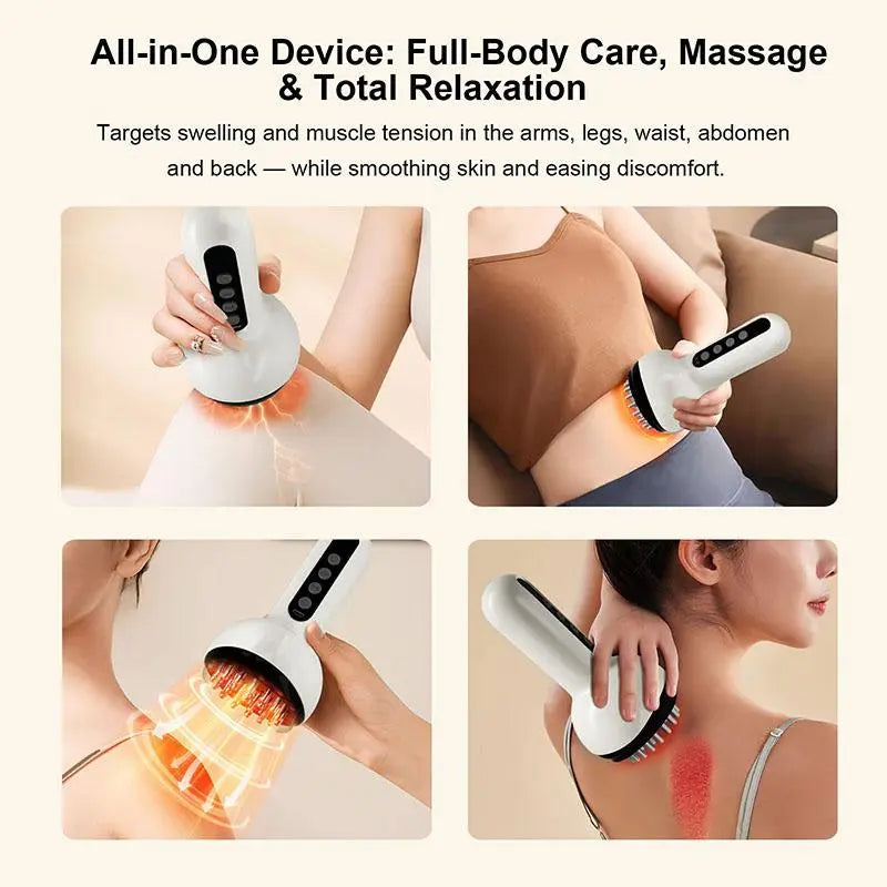 New Upgrade Massager Sculpt Body Deep Relief Firms Skin Portable Rechargeable Full Body Care for Waist, Belly, Arms, Legs, Neck, Back