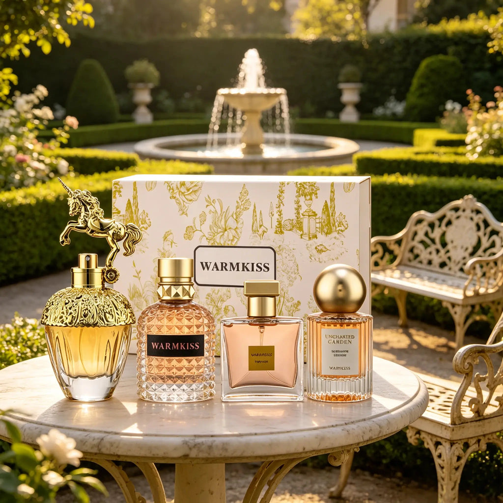 WARMKISS Perfume Set: 4 Scents for Every Vibe- 50Ml+30Ml*2+25Ml - with Floral & Fresh Notes - Ideal Gift for Her on Birthday & Anniversary - Long Lasting Perfumes - Mini Perfumes - Perfect Birthday Gift - Perfect Gift Set - Timber - Colognes-Woman