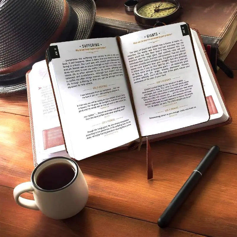A Minute with God – Men’S Daily Prayer Journal, 365 Days One-Minute Devotions Notebook for Busy Dads & Professionals | Premium Luxleather Cover Christian Prayer Book for Spiritual Growth | Ideal Father’S Day, Christmas & Birthday Faith Gift