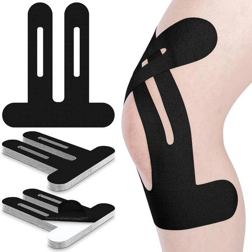 10 Pack Pre-Cut Knee Kinesiology Tape, Relieve Soreness, Stabilize Joints for All Sports