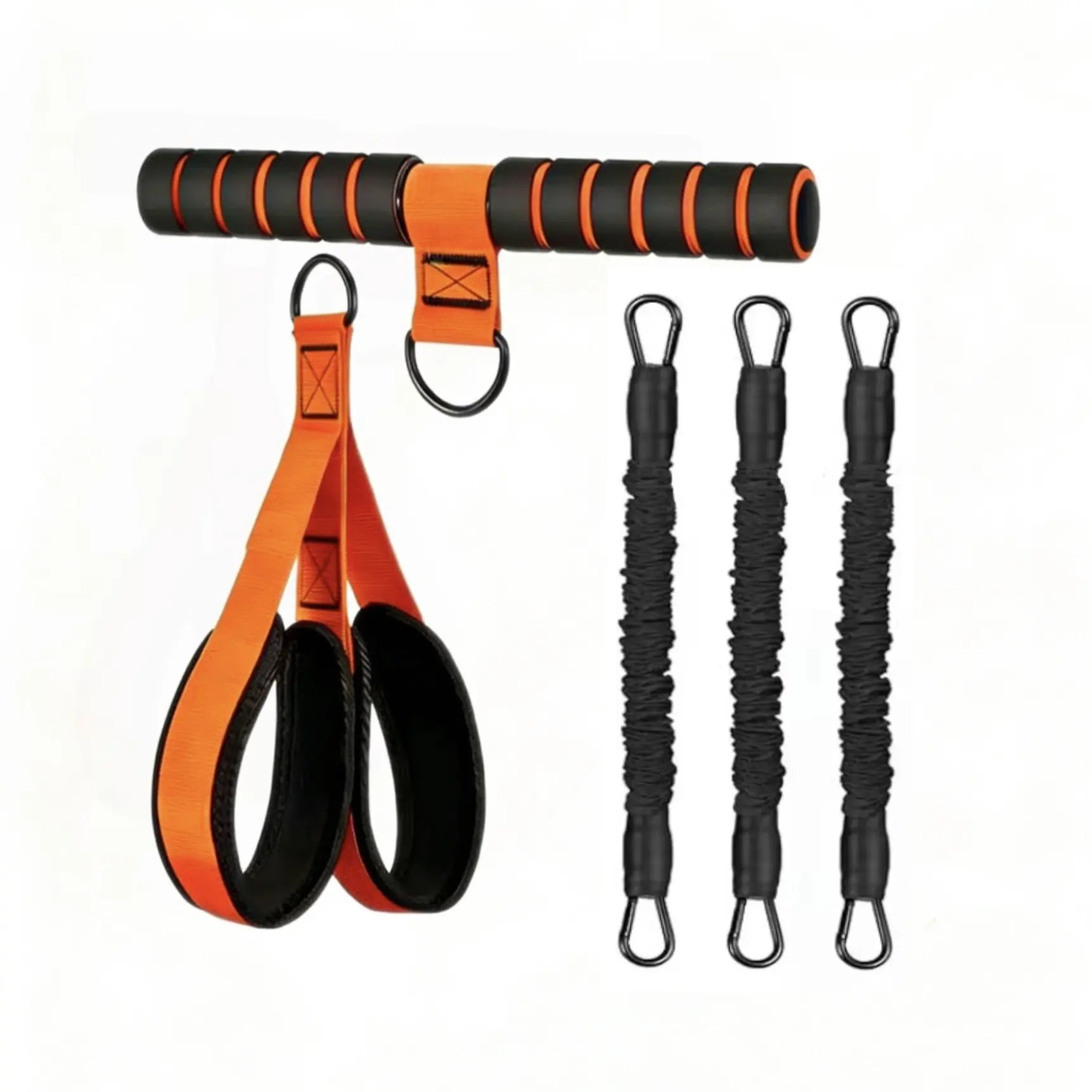 Upgraded Pedal Resistance Band Trainer - Durable Latex Tubes, Beginner-Friendly, Women'S Workout Gear, Portable Home Workout Exercise Equipment for Resistance Band Training & Toned Arms