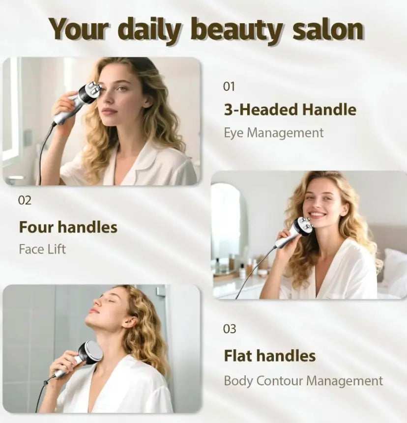 [Renhui] 4 in 1 Body Massager, Multifunctional Bodymassage Machine, Professional Body Caremachine for Home & Spa Use