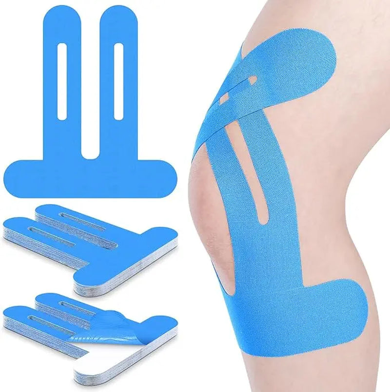 10 Pack Pre-Cut Knee Kinesiology Tape, Relieve Soreness, Stabilize Joints for All Sports