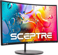 Curved 24-Inch Gaming Monitor 1080P R1500 98% Srgb HDMI X2 VGA Build-In Speakers, VESA Wall Mount Machine Black (C248W-1920RN Series)