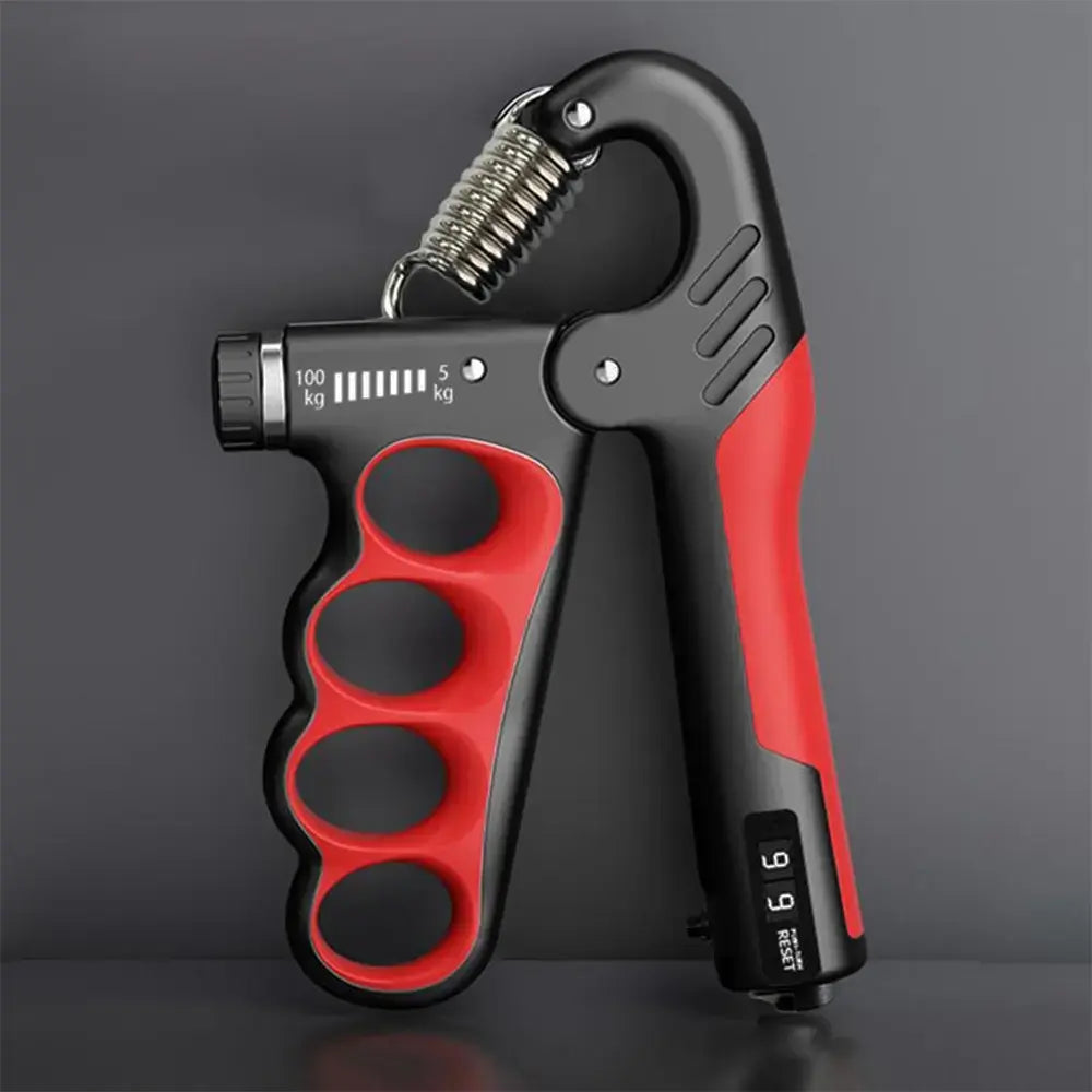 Adjustable Hand Gripper, Sleek Digital Strength Trainer with LCD Display, 5-100Kg Forearm Exerciser for Home Gym Workouts, Handgrippers Hand Strengthening Devices Hand Strengthener