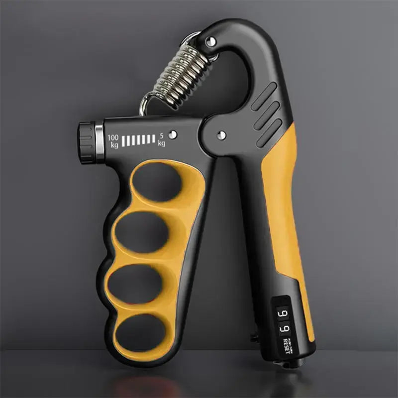 Adjustable Hand Gripper, Sleek Digital Strength Trainer with LCD Display, 5-100Kg Forearm Exerciser for Home Gym Workouts, Handgrippers Hand Strengthening Devices Hand Strengthener