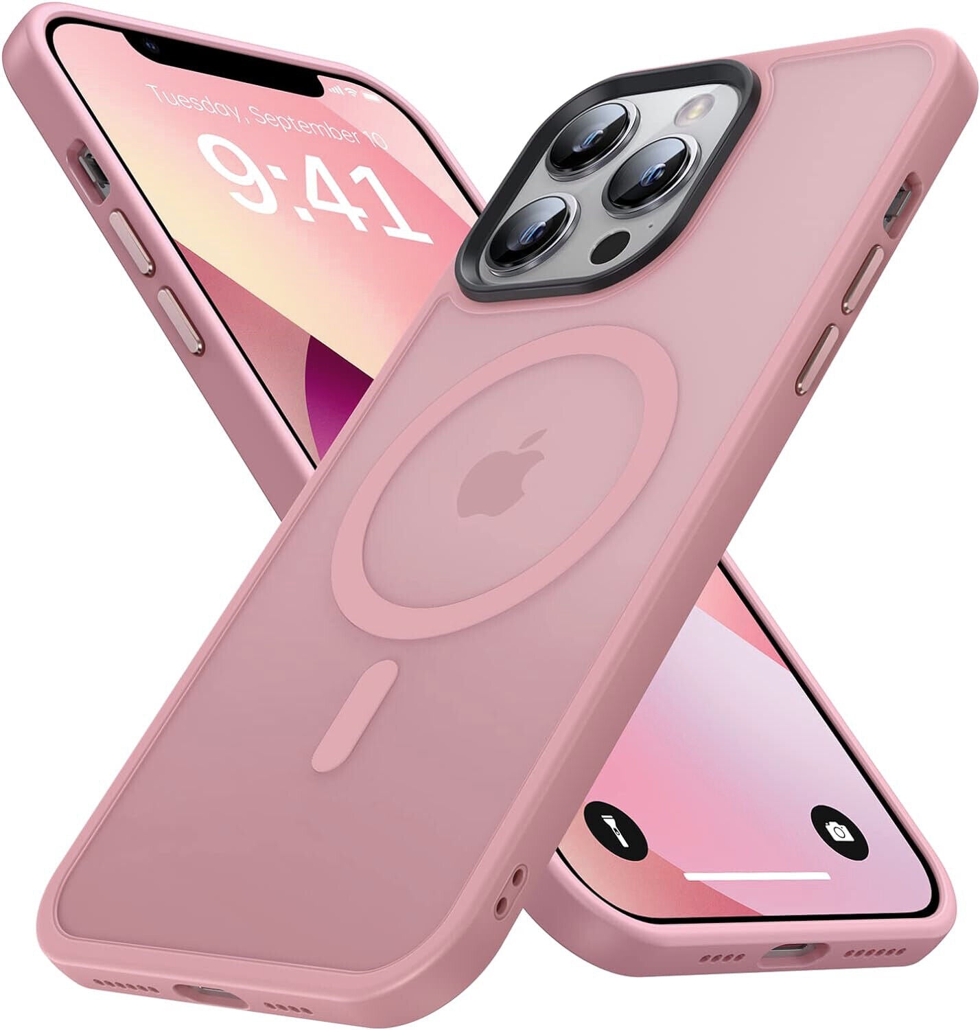 For Iphone 17 16 15 14 13 12 Pro Max Air Frosted Case Mag Safe Shockproof Cover