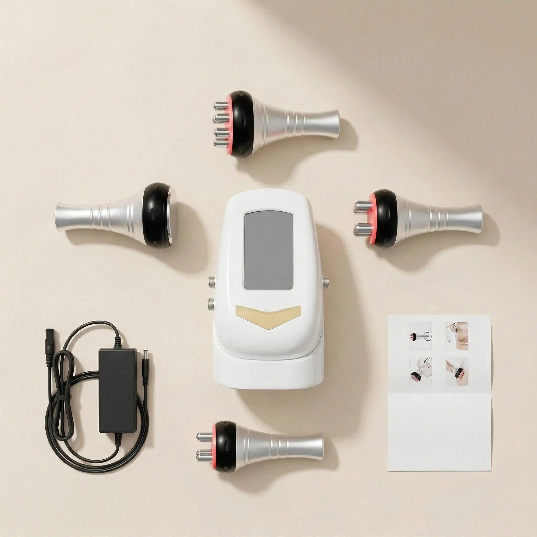 [Renhui] 4 in 1 Body Massager, Multifunctional Bodymassage Machine, Professional Body Caremachine for Home & Spa Use